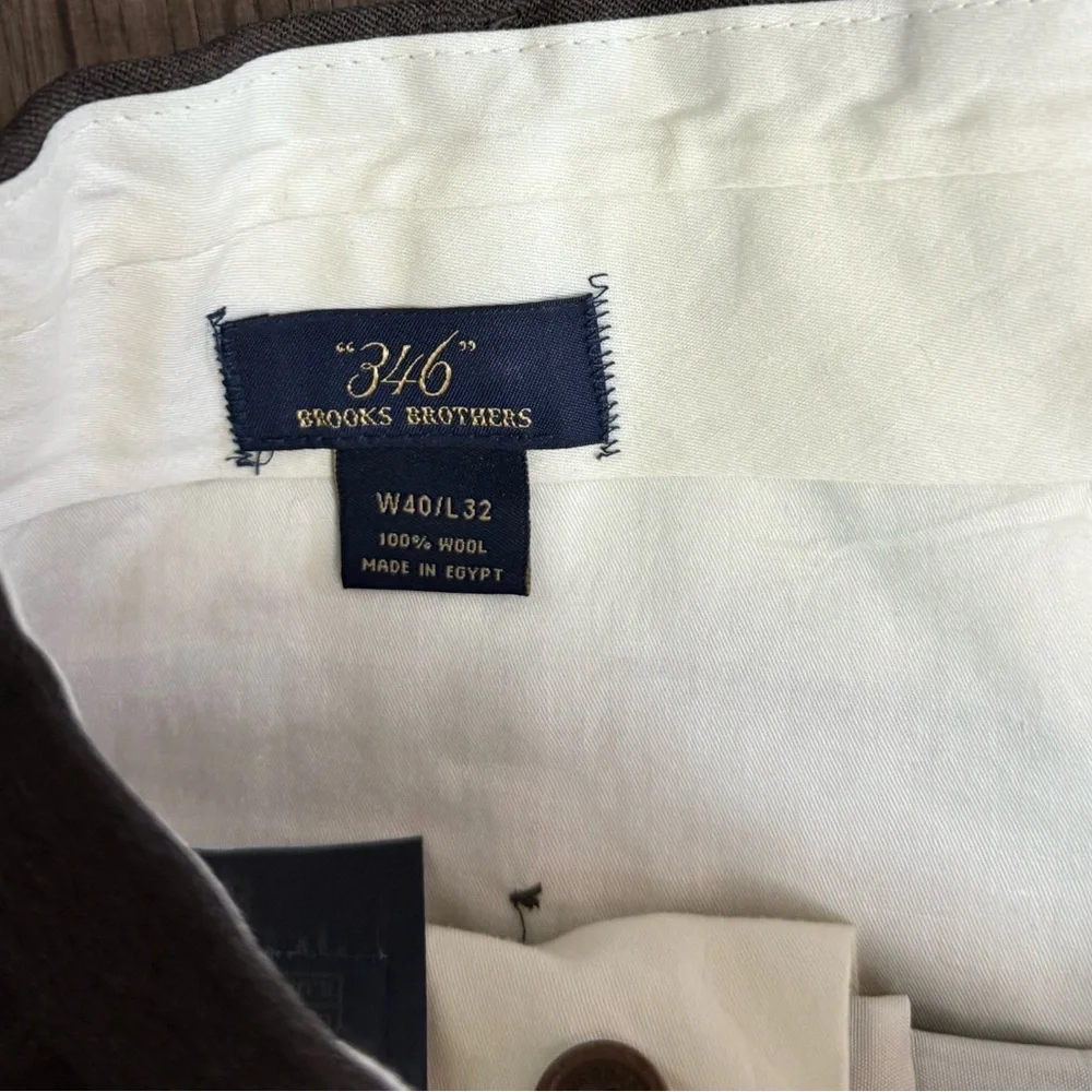 Brooks Brothers 346 Wool Dress Pants